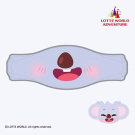 [The good] 3D Lotte World Mask (1 piece, small) Grade - KF94_Lotte World Character Design, Virus Blocking, Fine Dust Blocking, Respiratory Protection_Made in Korea